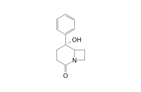 (5R)-(+-)-5-hydroxy-5-phenyl-1-azabicyclo[4.2.0]octan-2-one