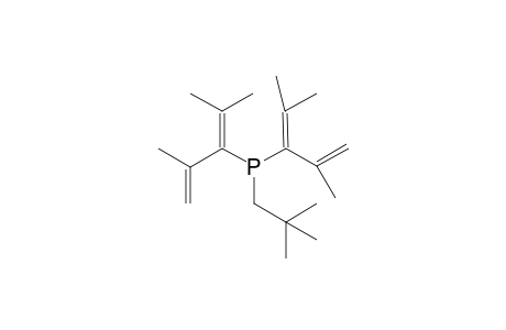 2,2-Dimethylpropyl-bis(1-isopropenyl-2-methyl-prop-1-enyl)phosphane