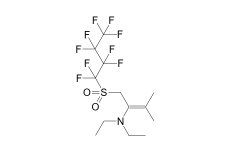 Diethyl-[2-methyl-1-(nonafluorobutane-1-sulfonylmethyl)-propenyl]-amine