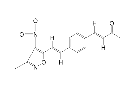 trans,trans-4-{p-[2-(3-METHYL-4-NITRO-5-ISOXAZOLYL)VINYL]PHENYL}-3-BUTEN-2-ONE