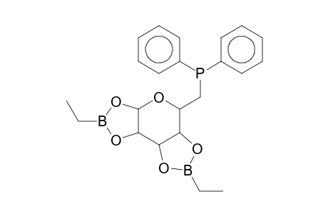 alpha-D-Galactopyranose, 1,2:3,4-bis-o-ethylborandiyl-6-(diphenylphosphino)-6-desoxy-