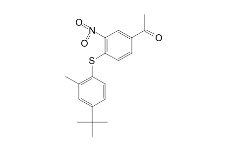 4'-[((4-tert-butyl-o-tolyl)thio]-3'-nitroacetophenone