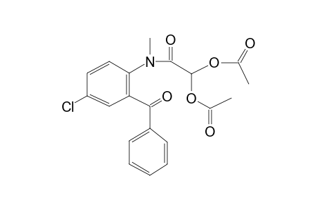 Benzophenone, 5-chloro-2-[[N-[diacetyloxy]acetyl]methylamino]-