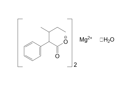 3-methyl-2-phenylvaleric acid, magnesium salt, monohydrate