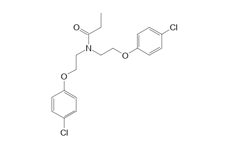N,N-bis[2-(p-chlorophenoxy)ethyl]propionamide