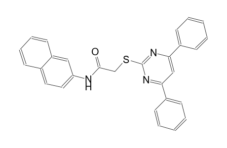 2-[(4,6-diphenyl-2-pyrimidinyl)sulfanyl]-N-(2-naphthyl)acetamide