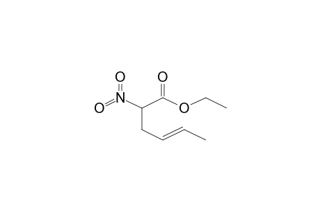 (E)-2-nitro-4-hexenoic acid ethyl ester