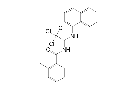2-Methyl-N-[2,2,2-trichloro-1-(1-naphthylamino)ethyl]benzamide