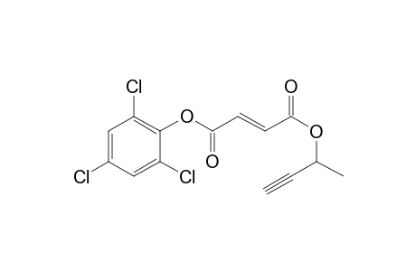 Fumaric acid, 2,4,6-trichlorophenyl but-3-yn-2-yl ester