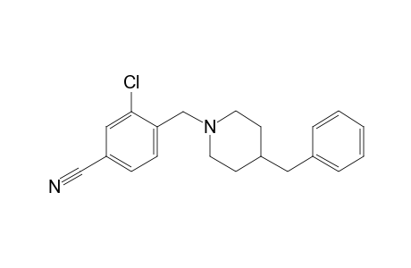 Benzonitrile, 4-(4-benzyl-1-piperidylmethyl)-3-chloro-