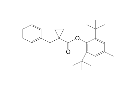 Cyclopropanecarboxylic acid, 1-(phenylmethyl)-, 2,6-bis(1,1-dimethylethyl)-4-methylphenyl ester