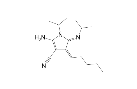 (4Z,5Z)-2-Amino-1-isopropyl-5-(isopropylimino)-4-pentylidene-4,5-dihydro-1H-pyrrole-3-carbonitrile