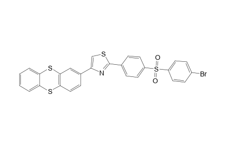 2-(PARA-(PARA-BROMOPHENYL)-SULFONYLPHENYL)-4-THIANTHRENYLTHIAZOLE