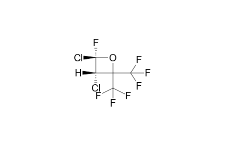 TRANS-2,2-BIS(TRIFLUOROMETHYL)-3,4-DICHLORO-4-FLUOROOXETANE