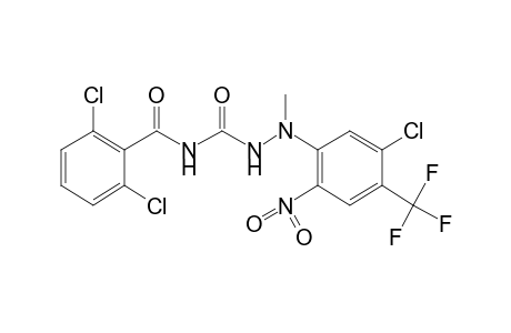 1-(5-CHLORO-2-NITRO-alpha,alpha,alpha-TRIFLUORO-p-TOLYL)-4-(2,6-DICHLOROBENZOYL)-1-METHYLSEMICARBAZIDE