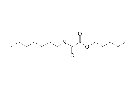 Oxalic acid, monoamide, N-(2-octyl)-, pentyl ester