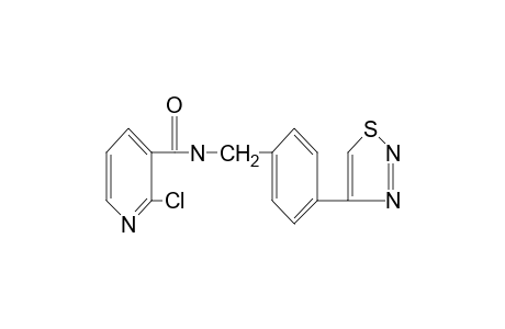 2-chloro-N-[p-(1,2,3-thiadiazol-4-yl)benzyl]nicotinamide