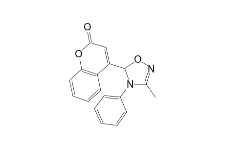 4-(3-Methyl-4-phenyl-5H-1,2,4-oxadiazol-5-yl)-1-benzopyran-2-one