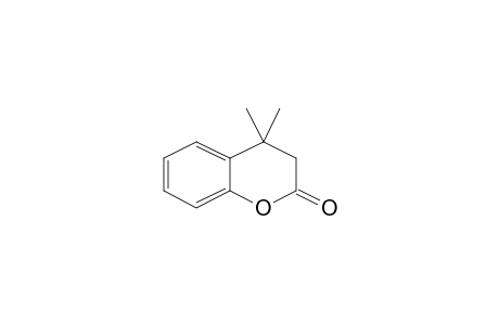 2H-1-Benzopyran-2-one, 3,4-dihydro-4,4-dimethyl-