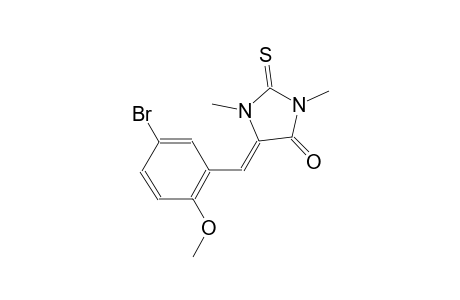 (5Z)-5-(5-bromo-2-methoxybenzylidene)-1,3-dimethyl-2-thioxo-4-imidazolidinone