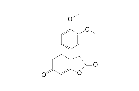 3a-(3,4-dimethoxyphenyl)-2,3,3a,4,5,6 -hexahydro-2,6 -benzofurandione