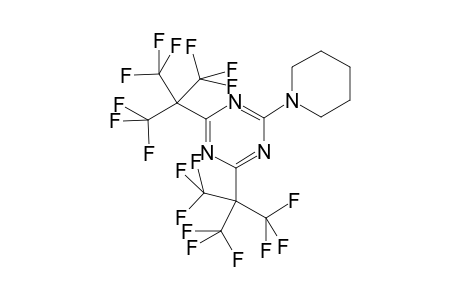 2-(1-Piperidinyl)-4,6-bis[2,2,2-trifluoro-1,1-bis(trifluoromethyl)ethyl]-1,3,5-triazine