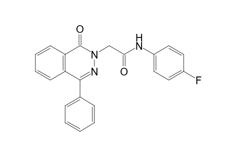 N-(4-fluorophenyl)-2-(1-oxo-4-phenylphthalazin-2(1H)-yl)acetamide