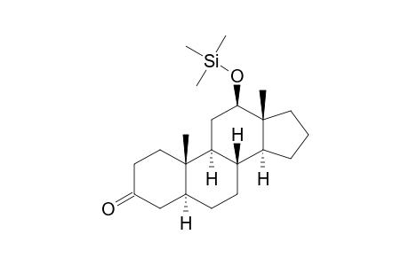 5.ALPHA.-ANDROSTAN-12.BETA.-OL-3-ONE-TRIMETHYLSILYL ETHER