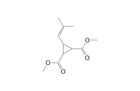 Dimethyl 3-(2-methyl-1-propenyl)-1,2-cyclopropanedicarboxylate