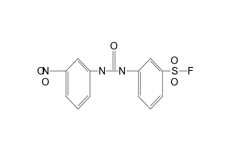 m-{3-[m-nitrophenyl)ureido]benzenesulfonyl fluoride
