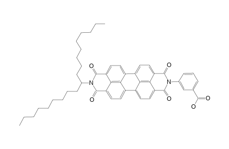 N-(1'-Nonyldecyl)-N'-[(hydroxycarbonyl)-1'',3''-phenylene]perylene-3,4 : 9,10-tetracarboxylic acid - 3,4 : 9,10-diimide