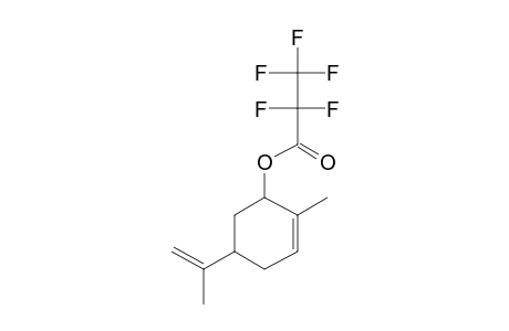 Trans-carveol, o-(pentafluoropropionyl)-