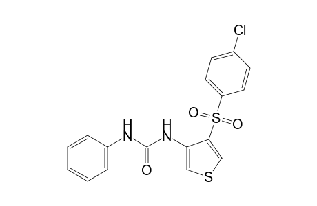 1-{4-[(p-Chlorophenyl)sulfonyl]-3-thienyl}-3-phenylurea