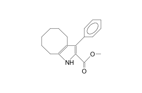 3-Phenyl-4,5,6,7,8,9-hexahydro-cycloocta(B)pyrrole-2-carboxylic acid, methyl ester
