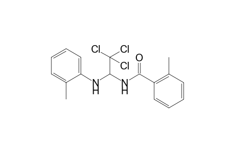 Benzamide, 2-methyl-N-[2,2,2-trichloro-1-[(2-methylphenyl)amino]ethyl]-