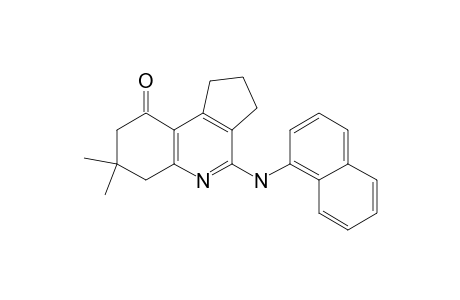 7,7-Dimethyl-4-(1-naphthalenylamino)-2,3,6,8-tetrahydro-1H-cyclopenta[c]quinolin-9-one