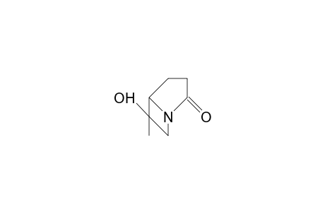 cis-6-Hydroxy-6-methyl-1-aza-bicyclo(3.2.0)heptan-2-one