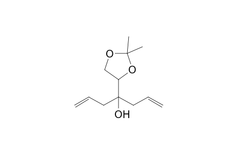 4-(2,2-Dimethyl-1,3-dioxolan-4-yl)-1,6-heptadien-4-ol