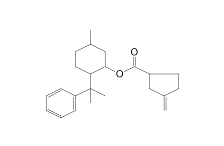 Cyclopentanecarboxylic acid, 3-methylene-, (8'-phenylmenthyl) ester