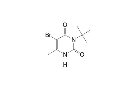5-bromo-3-tert-butyl-6-methyluracil