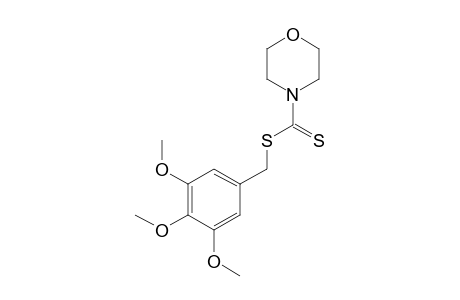 4-morpholinecarbodithioic acid, 3,4,5-trimethoxybenzyl ester