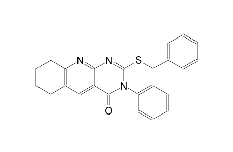 2-(benzylsulfanyl)-3-phenyl-6,7,8,9-tetrahydropyrimido[4,5-b]quinolin-4(3H)-one