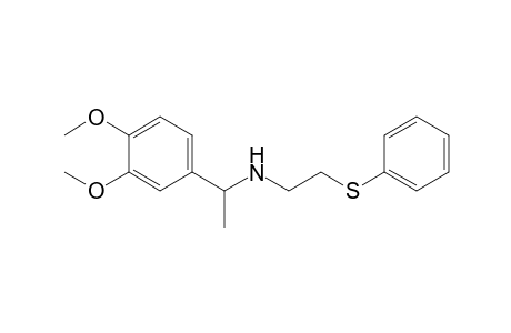 N-[1-(3,4-Dimethoxyphenyl)ethyl]-2-(phenylthio)ethylamine