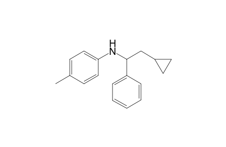 N-(4-Methylphenyl)-N-(1-phenyl-2-cyclopopylethyl)amine