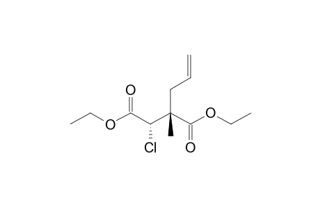 (2R,3S)-2-allyl-3-chloro-2-methyl-succinic acid diethyl ester