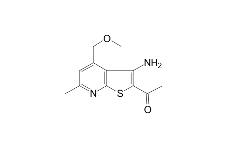 1-[3-Amino-4-(methoxymethyl)-6-methylthieno[2,3-b]pyridin-2-yl]ethanone