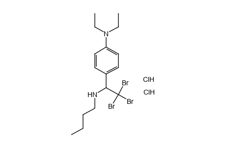 N^alpha-butyl-N^4,N^4-diethyl-alpha-(tribromomethyl)toluene-alpha,4-diamine, dihydrochloride