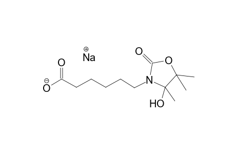 sodium 6-(4-hydroxy-4,5,5-trimethyl-2-oxo-1,3-oxazolidin-3-yl)hexanoate