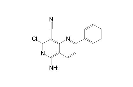 5-AMINO-7-CHLORO-8-CYANO-2-PHEHYL-1,6-NAPHTHYRIDINE