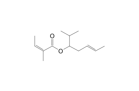 Hepten-2-yl angelate, 6-methyl-5-